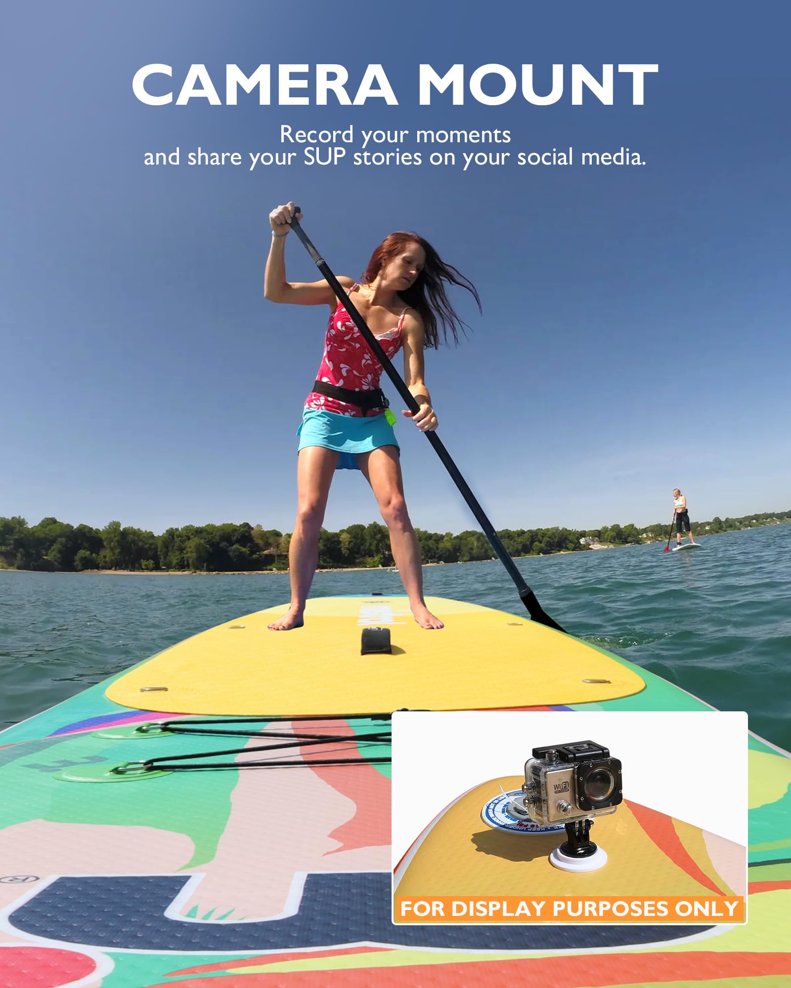 Mistral Inflatable Stand Up Paddle Board, 11'6 x31''x6'' Paddle Boards with SUP Accessories, SUP Paddle Board for Family, Touring, Kayaking, Yoga, Pets, Stable and Lightweight Isup for Adult & Youth - Image 5