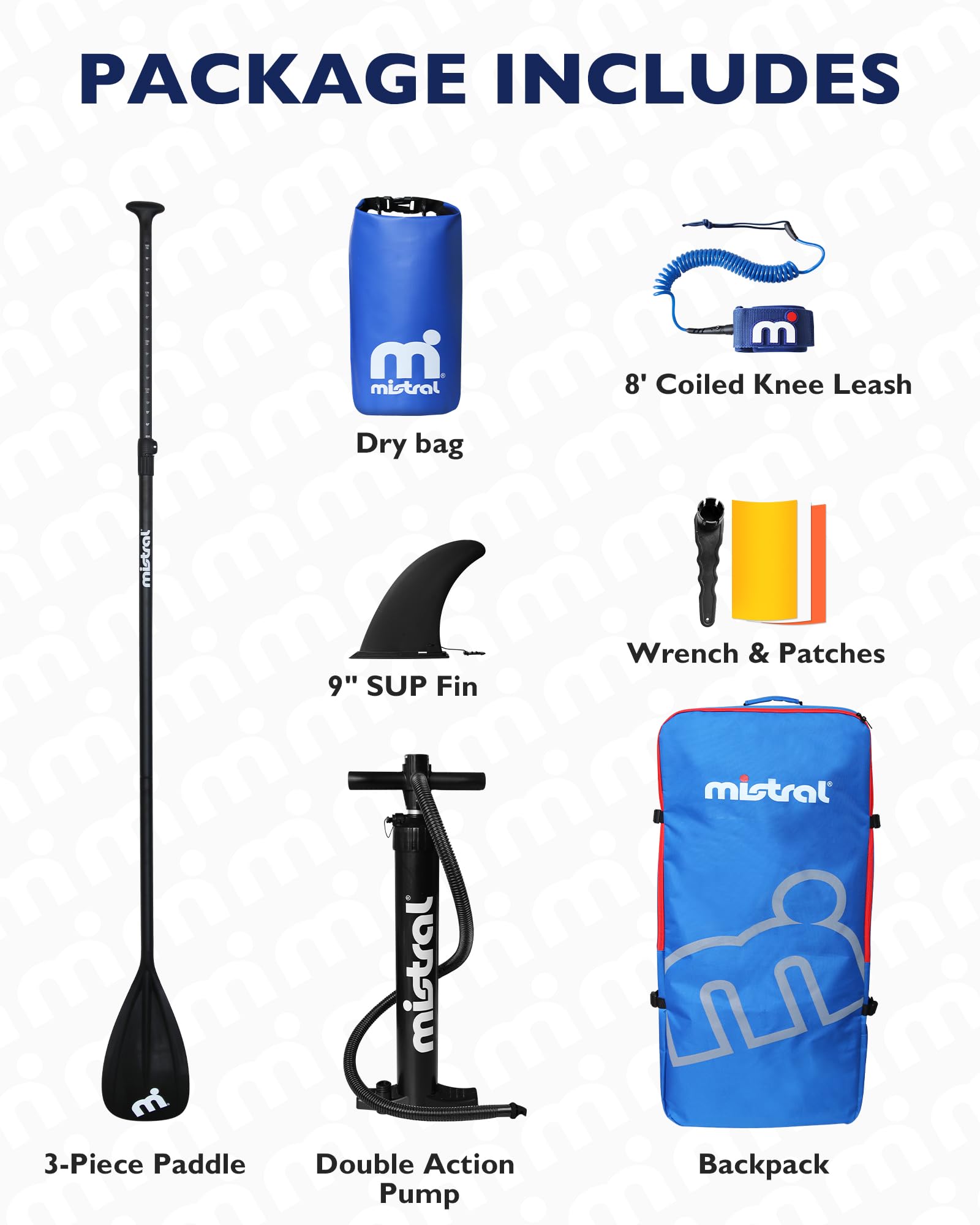 Mistral Inflatable Stand Up Paddle Board, 11'6 x31''x6'' Paddle Boards with SUP Accessories, SUP Paddle Board for Family, Touring, Kayaking, Yoga, Pets, Stable and Lightweight Isup for Adult & Youth - Image 9