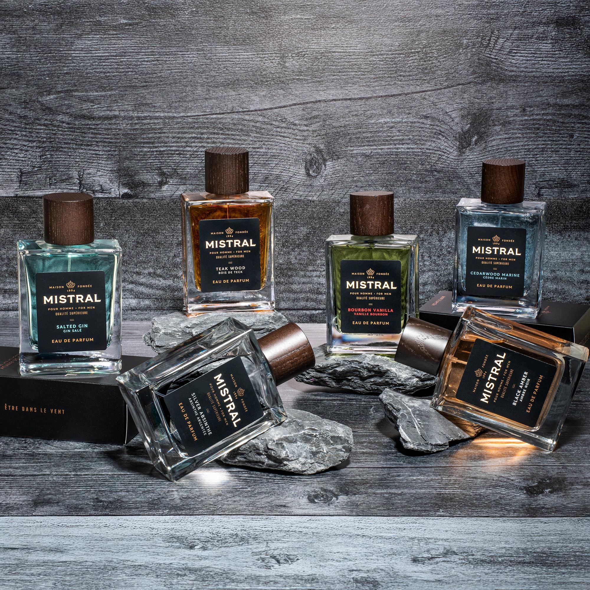 Mistral Men’s Cologne – Black Amber Eau de Parfum | Warm & Woody Masculine Scent with Fresh Lemon, Amber, Cedarwood & Musk | Cruelty-Free & Long-Lasting Perfume for Men, Made in France - 3.4 Oz - Image 7